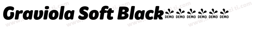 Graviola Soft Black字体转换